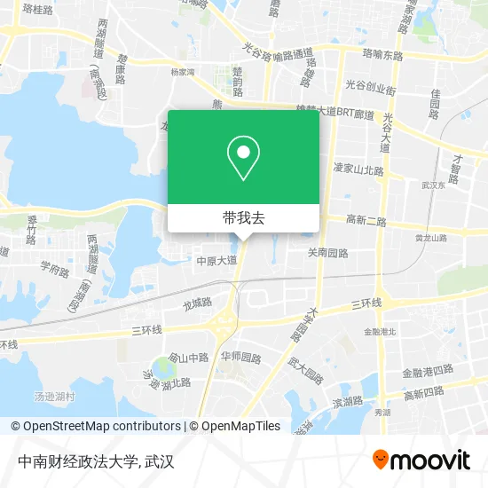 中南财经政法大学地图