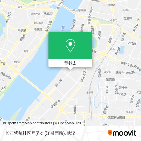 长江紫都社区居委会(江盛西路)地图