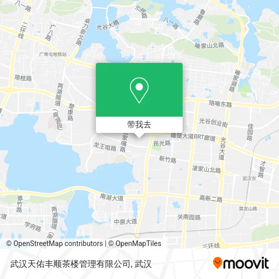 武汉天佑丰顺茶楼管理有限公司地图