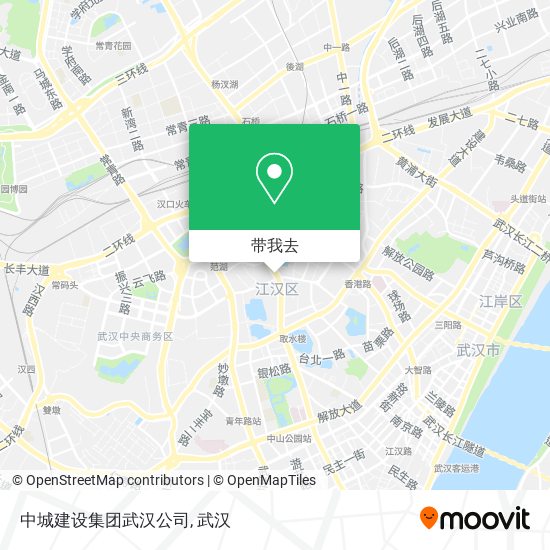 中城建设集团武汉公司地图