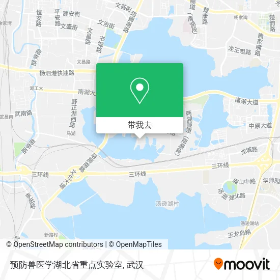 预防兽医学湖北省重点实验室地图