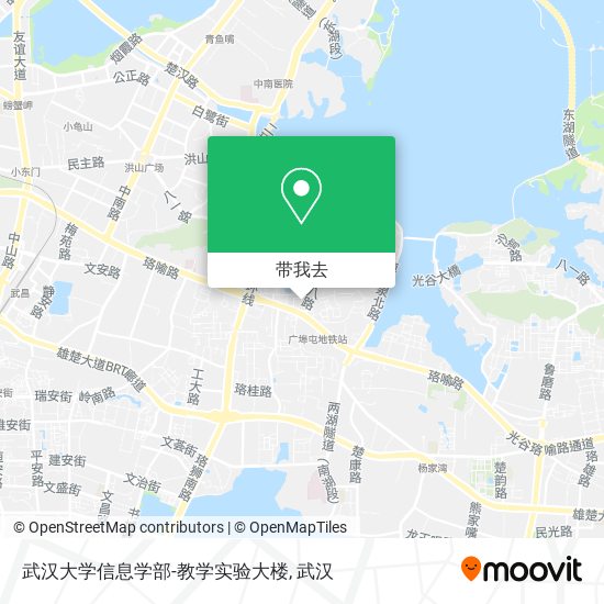 武汉大学信息学部-教学实验大楼地图