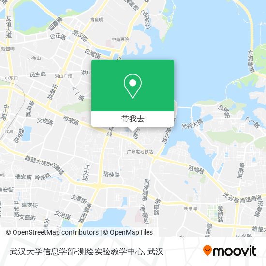 武汉大学信息学部-测绘实验教学中心地图