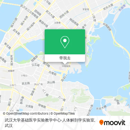 武汉大学基础医学实验教学中心-人体解剖学实验室地图