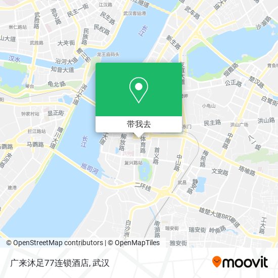 广来沐足77连锁酒店地图