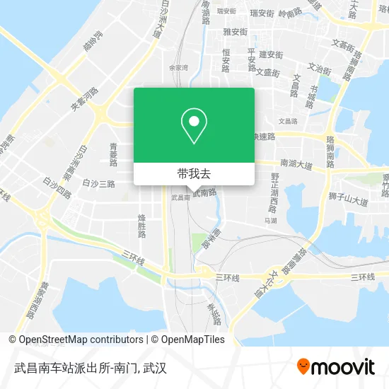 武昌南车站派出所-南门地图