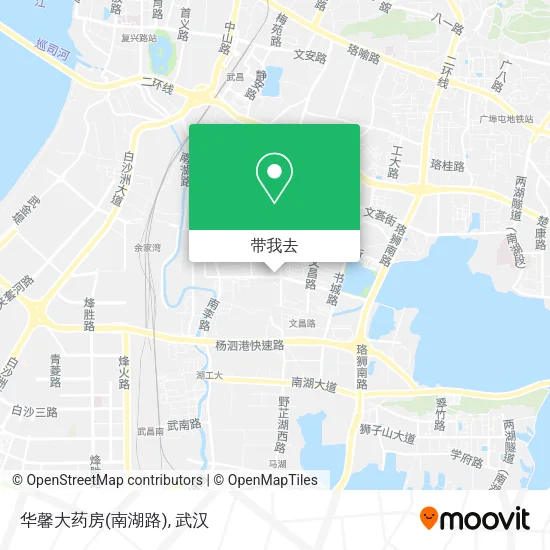 华馨大药房(南湖路)地图