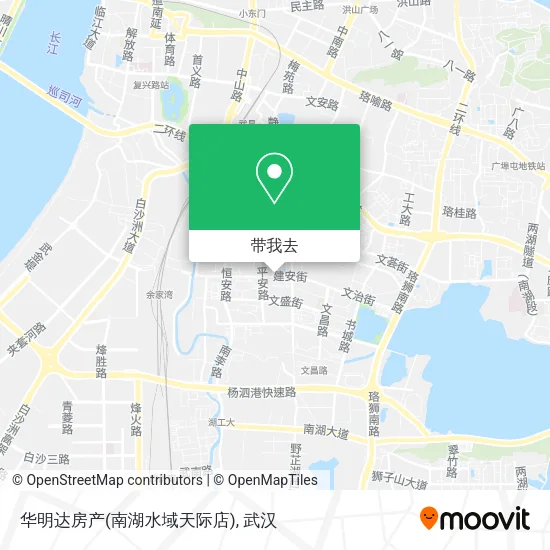 华明达房产(南湖水域天际店)地图