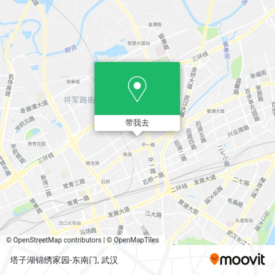 塔子湖锦绣家园-东南门地图