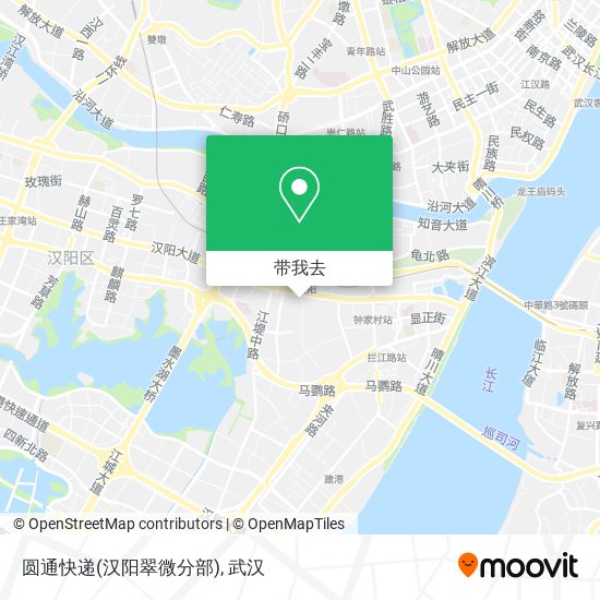 圆通快递(汉阳翠微分部)地图