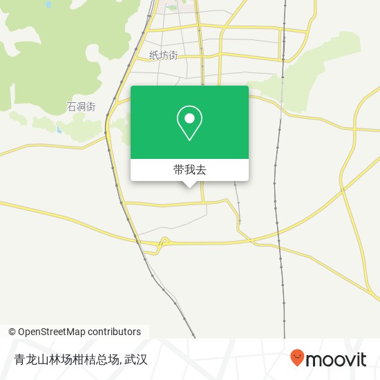 青龙山林场柑桔总场地图