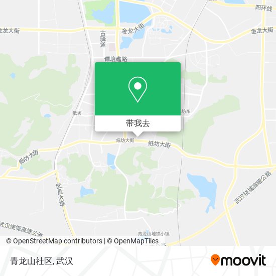 青龙山社区地图