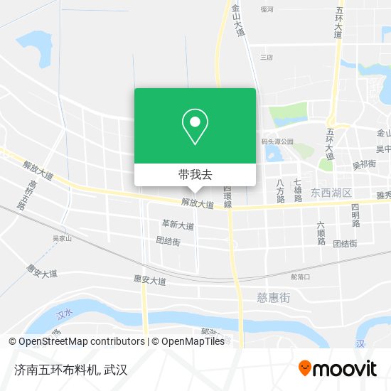 济南五环布料机地图