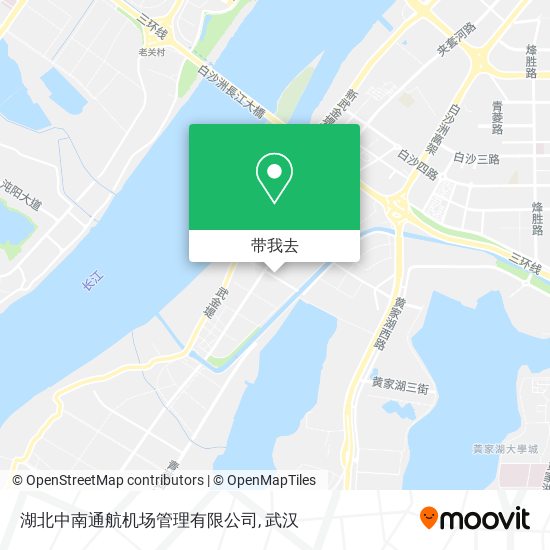 湖北中南通航机场管理有限公司地图