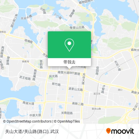关山大道/关山路(路口)地图