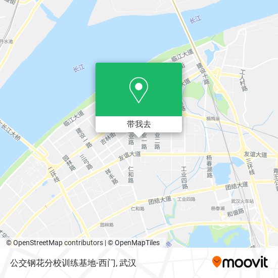 公交钢花分校训练基地-西门地图