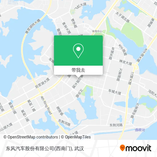 东风汽车股份有限公司(西南门)地图