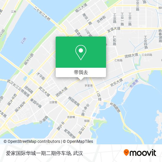 爱家国际华城一期二期停车场地图