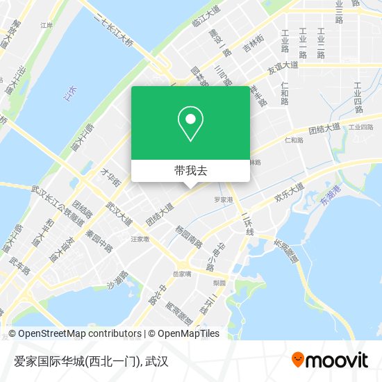爱家国际华城(西北一门)地图