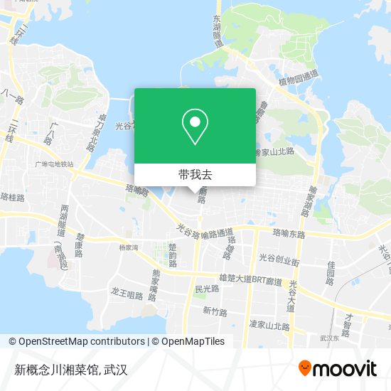 新概念川湘菜馆地图