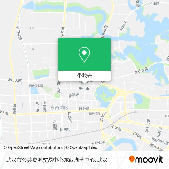 武汉市公共资源交易中心东西湖分中心地图