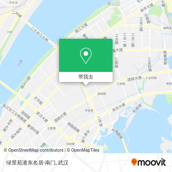 绿景苑港东名居-南门地图