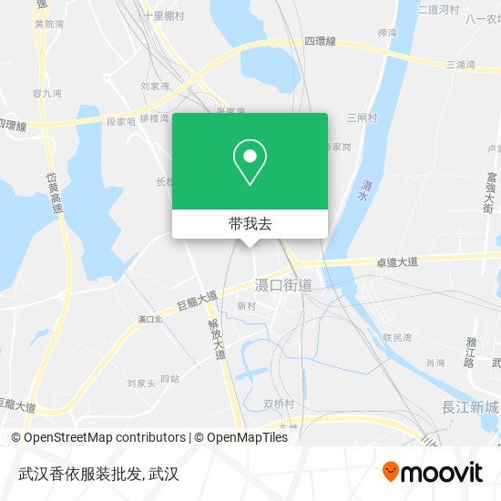 武汉香依服装批发地图