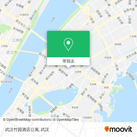 武汉竹园酒店公寓地图