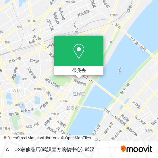ATTOS奢侈品店(武汉壹方购物中心)地图