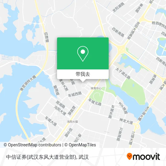 中信证券(武汉东风大道营业部)地图