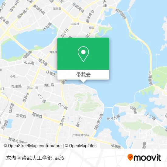 东湖南路武大工学部地图
