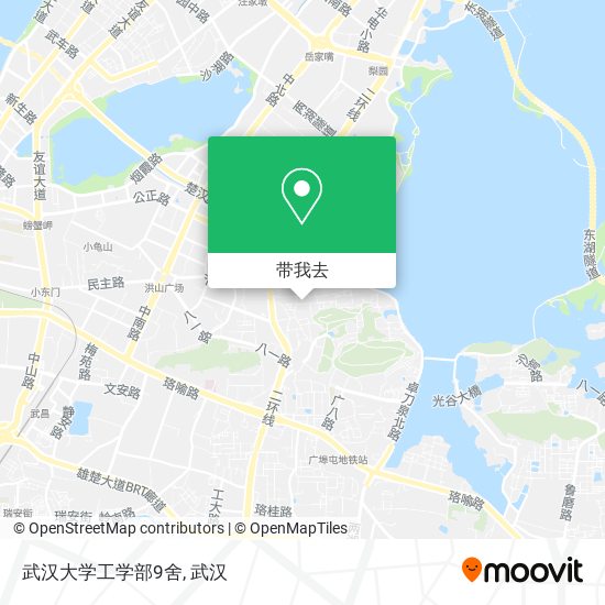 武汉大学工学部9舍地图