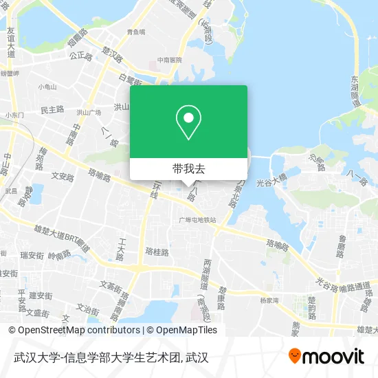 武汉大学-信息学部大学生艺术团地图