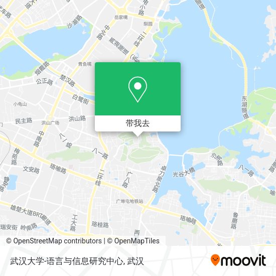 武汉大学-语言与信息研究中心地图