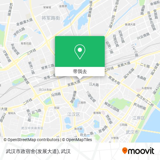 武汉市政宿舍(发展大道)地图