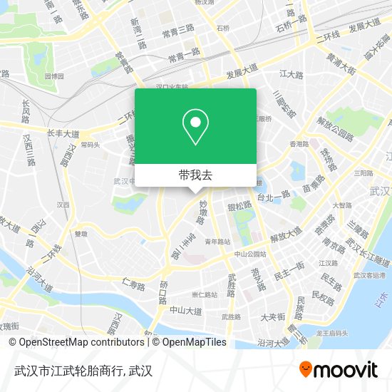 武汉市江武轮胎商行地图