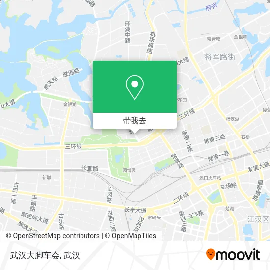 武汉大脚车会地图