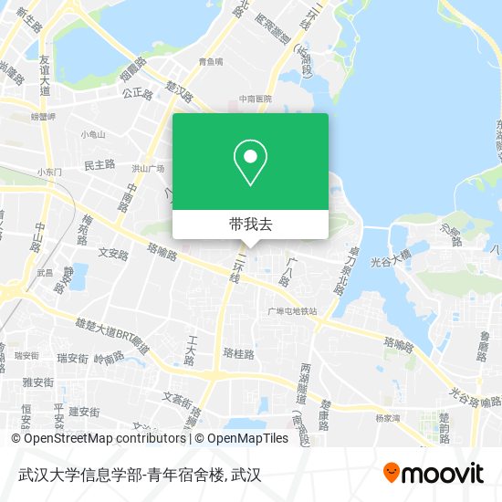 武汉大学信息学部-青年宿舍楼地图