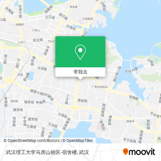 武汉理工大学马房山校区-宿舍楼地图