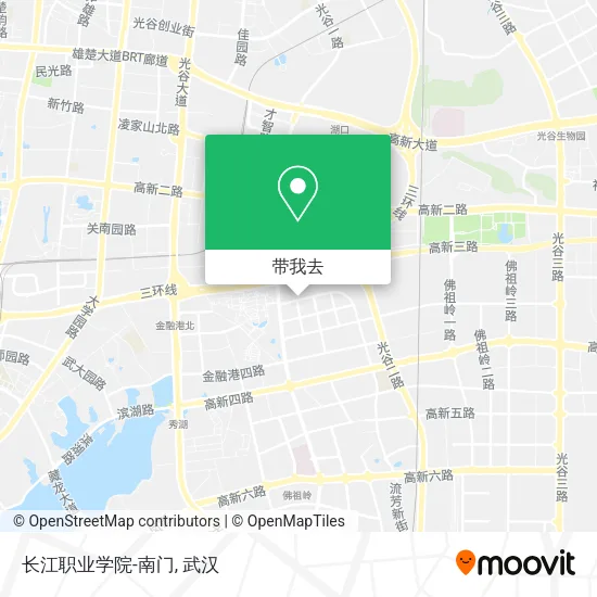 长江职业学院-南门地图