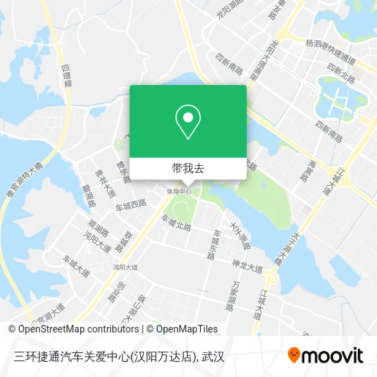 三环捷通汽车关爱中心(汉阳万达店)地图