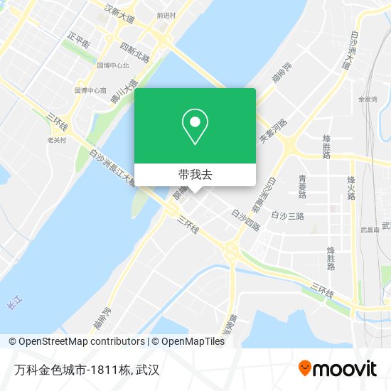 万科金色城市-1811栋地图