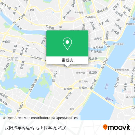 汉阳汽车客运站-地上停车场地图