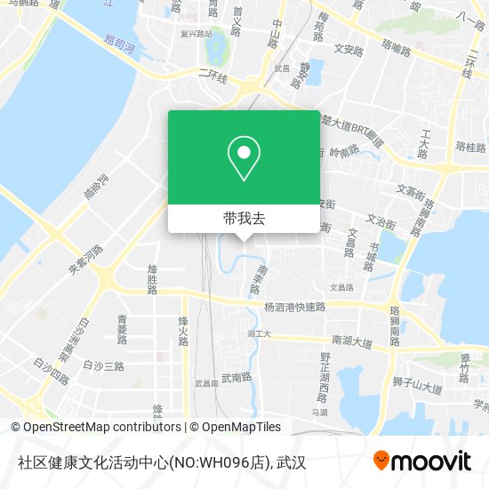 社区健康文化活动中心(NO:WH096店)地图