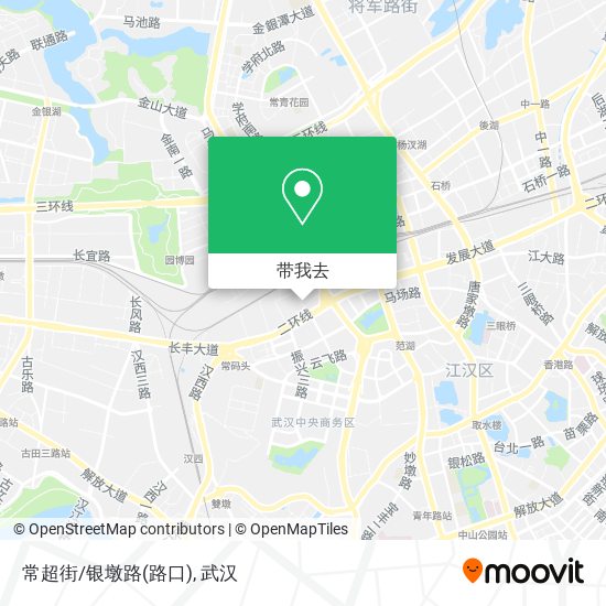 常超街/银墩路(路口)地图