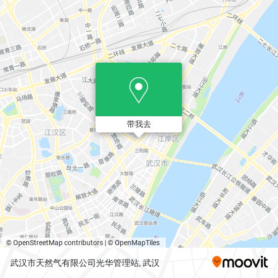 武汉市天然气有限公司光华管理站地图