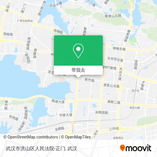 武汉市洪山区人民法院-正门地图