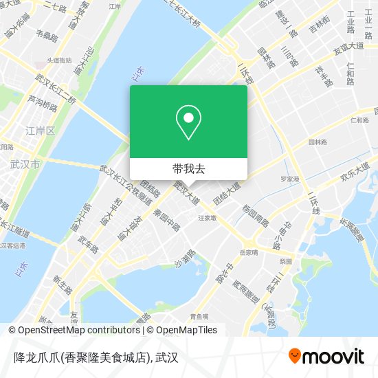 降龙爪爪(香聚隆美食城店)地图