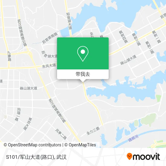 S101/军山大道(路口)地图