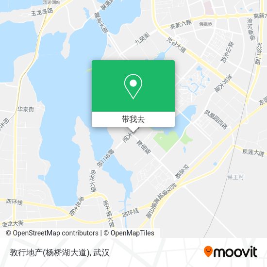 敦行地产(杨桥湖大道)地图